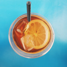 Load image into Gallery viewer, Black Paper Drinking Straws 7 ¾ inches (2,500 straws)