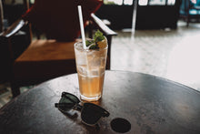 Load image into Gallery viewer, Solid White Paper Drinking Straws 7 ¾ inches (2,500 straws)